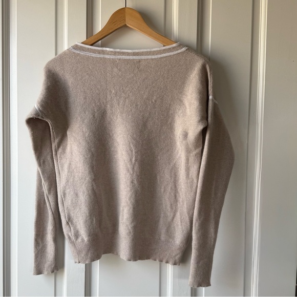 Banana Republic Women's Cream Boatneck Sweater - Sz S - Picture 4 of 6